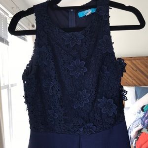 Francesca’s Collections Navy blue dress